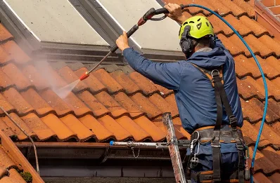 Démoussage et hydrofuge de toiture à Condette